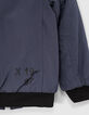 Boys&rsquo; slate bomber jacket with hood facing-6