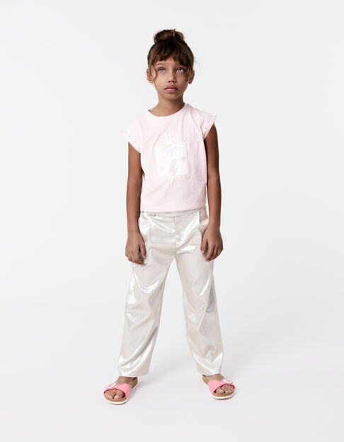 Pantalón de traje ceremonia dorado niña - IKKS