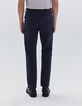 Marineblaue Herrencargohose-3