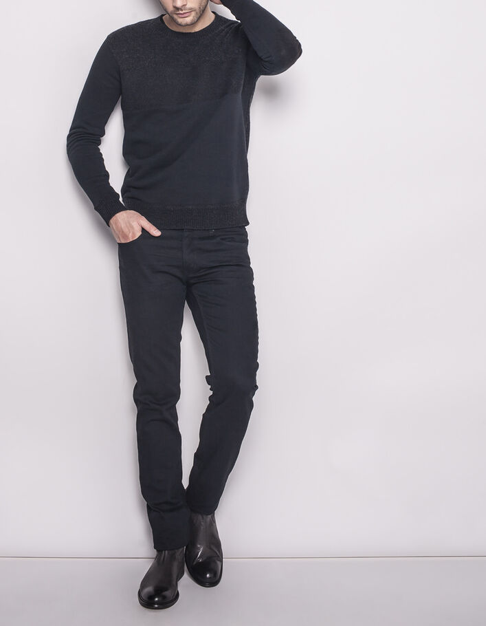 Men's black sweater