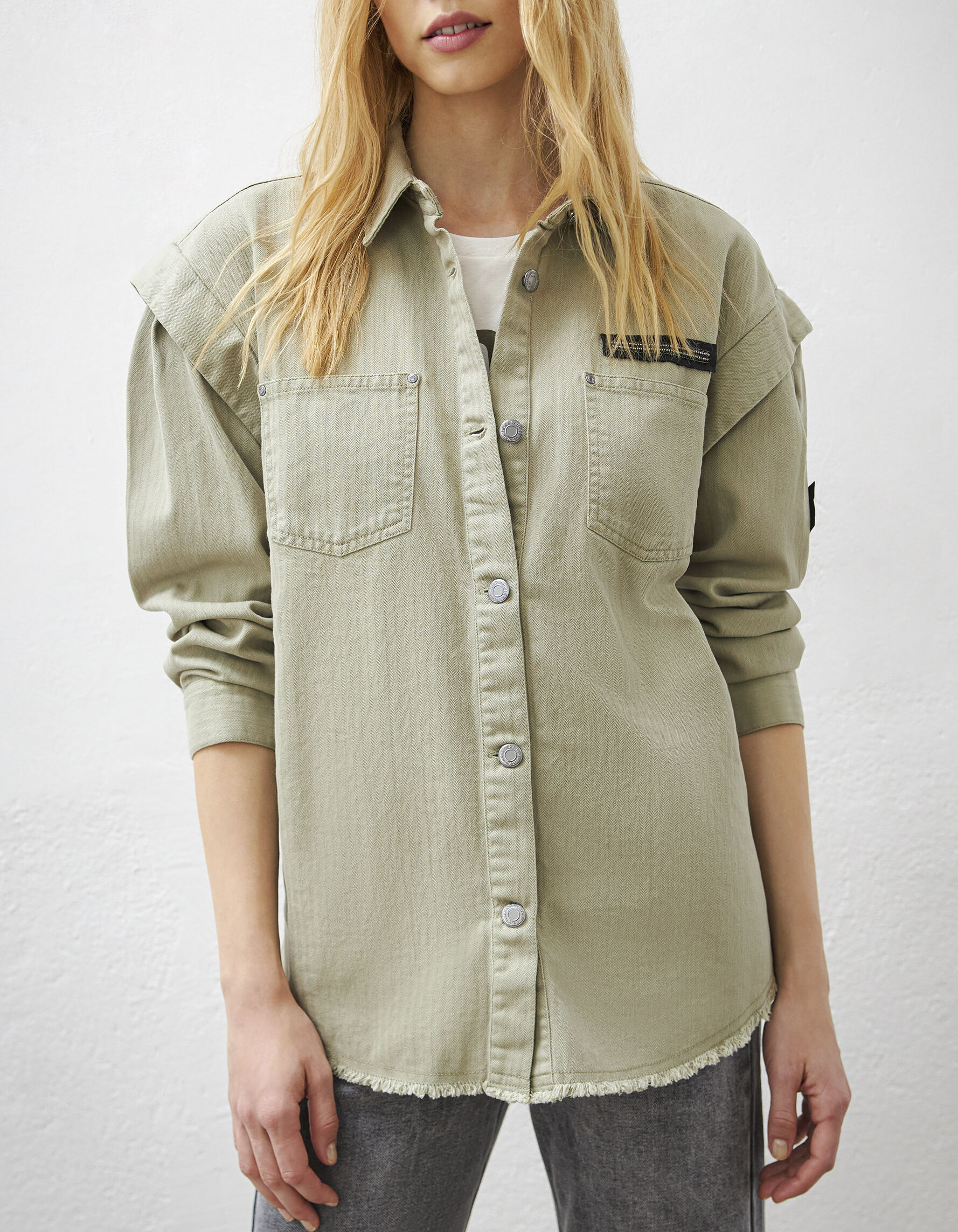 Chemise ikks kaki femme hotsell