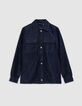 Damen Saharienne mit Reißverschluss aus Denim und recycelter Baumwolle-7