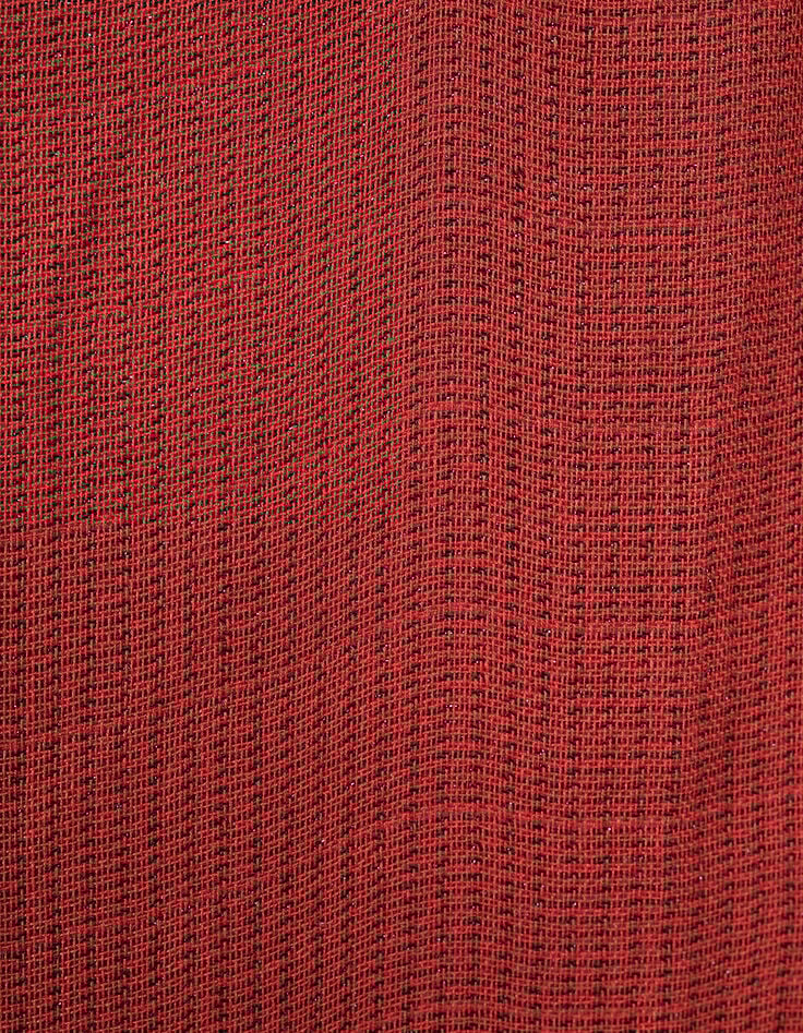 Chèche rouge coraline à rayures noires I.Code-3 Chèche rouge coraline à rayures noires I.Code-3