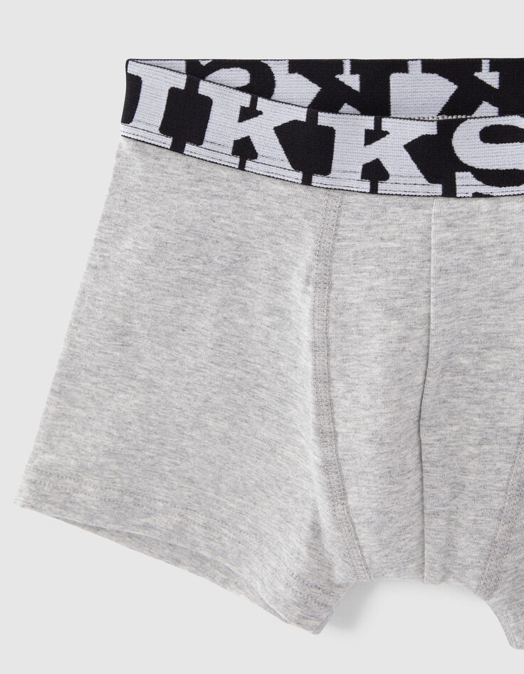 Boys' navy and grey boxers-6