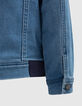 Blaue Jungen-Jeansjacke Waterless-7