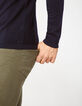 Men's navy cardigan-5