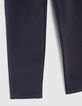 Navy tricot chinobroek jongens -5