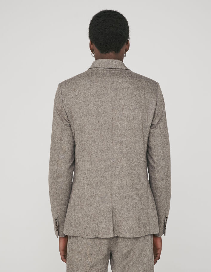 Men’s mink flannel suit jacket - IKKS