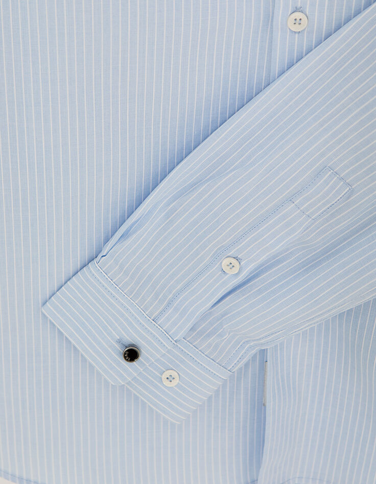 Chemise bleu ciel homme-3
