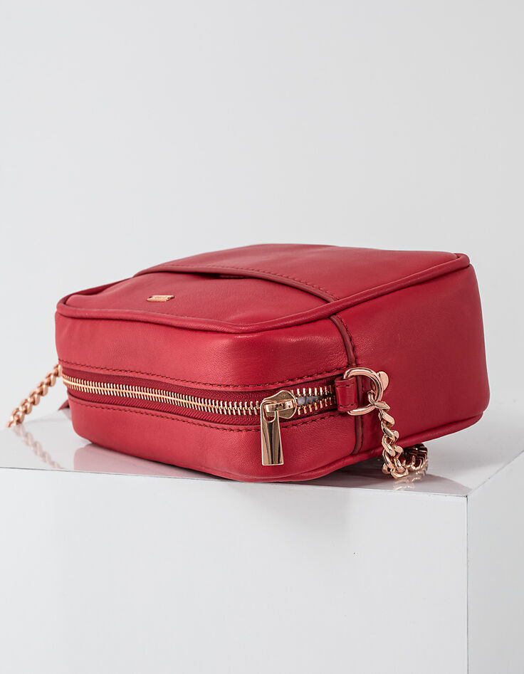 Rode leren handtas I.Code-2