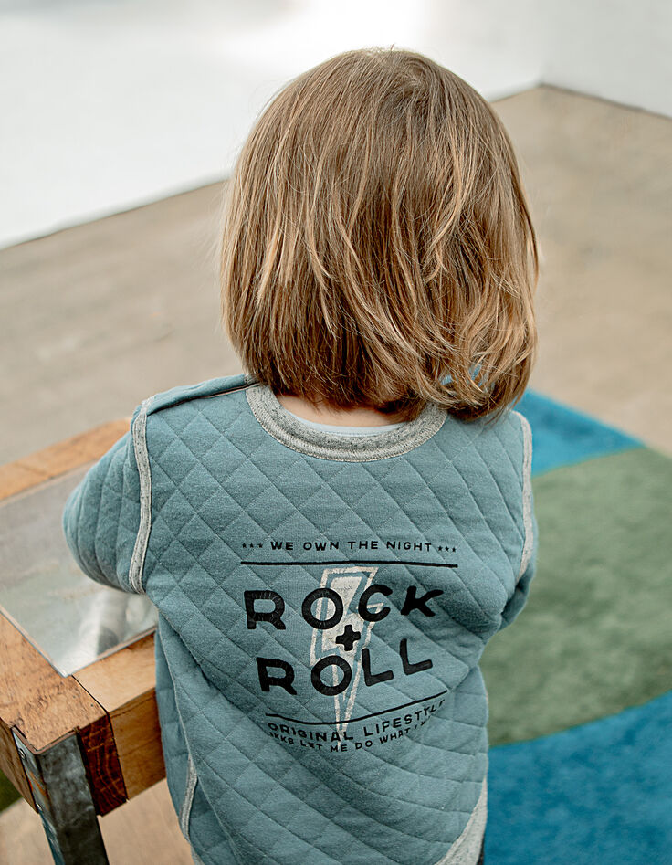Baby boys’ grey sweatshirt and trousers outfit-6 Baby boys’ grey sweatshirt and trousers outfit-6