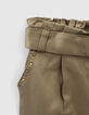 Kaki battlebroek in Lenzing™ Tencel Lyocell™meisjes-4