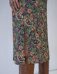 Robe midi imprimé bohème floral femme-6