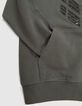 Sudadera caqui espigas desgastadas camuflaje niño-7