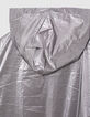 Blouson dark silver nylon à capuche fille -5