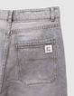 Boys’ faded grey super baggy jeans-7