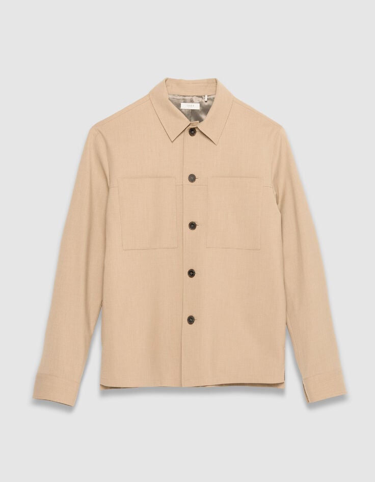 Chaqueta de traje de esp&iacute;ritu overshirt beige oscuro-6