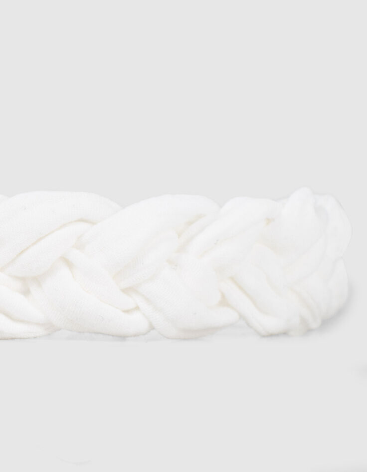 Girls’ ecru woven headband-4