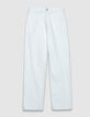 Anders Damen 7/8 Straight White Jeans-6