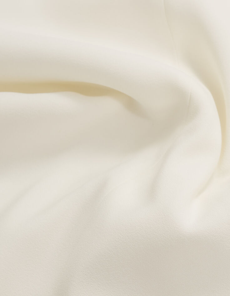 Veste de tailleur blanche polyester recyclé Femme -6
