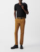 SLIM-Herrenchinohose, safran-4