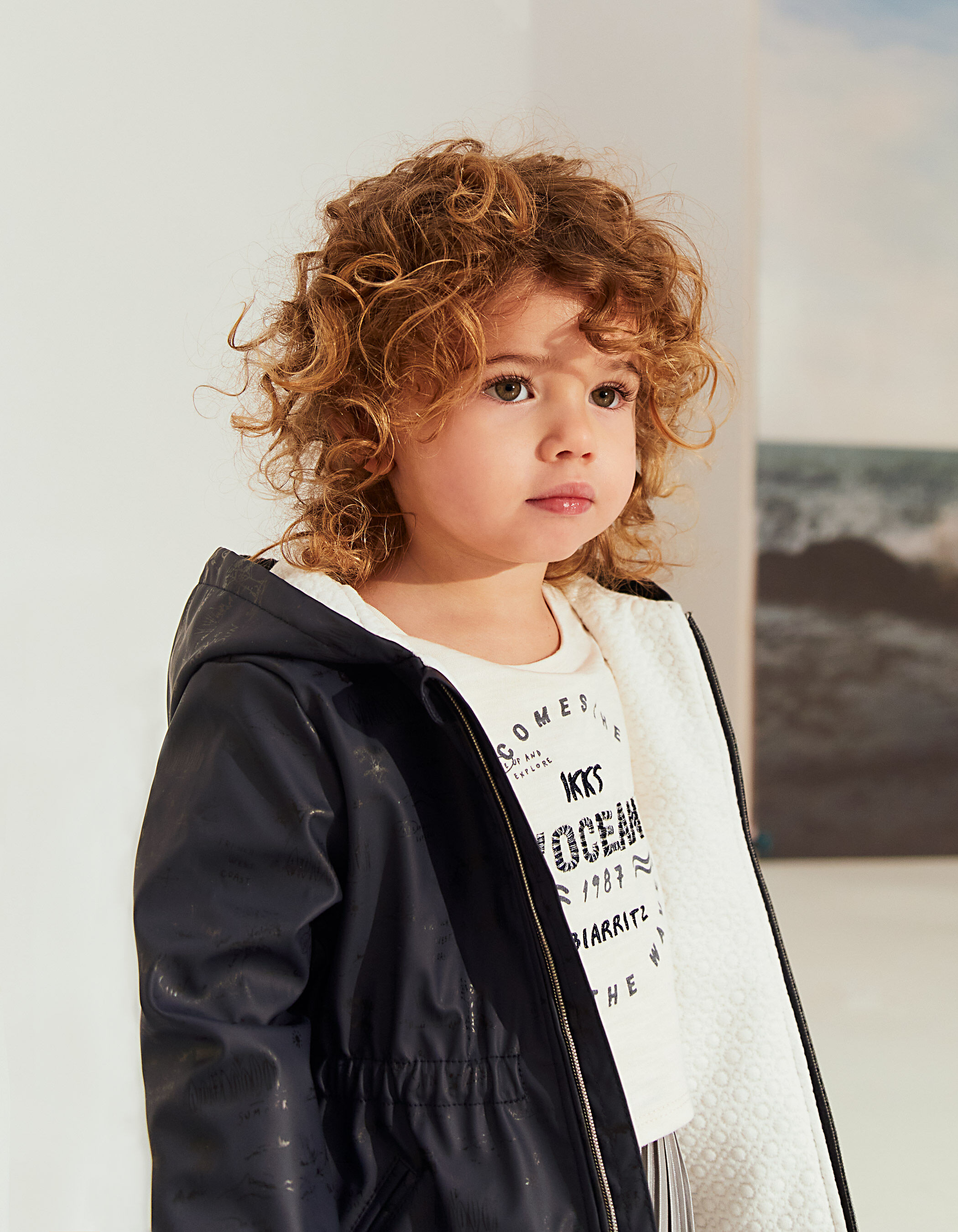 Girls trench top