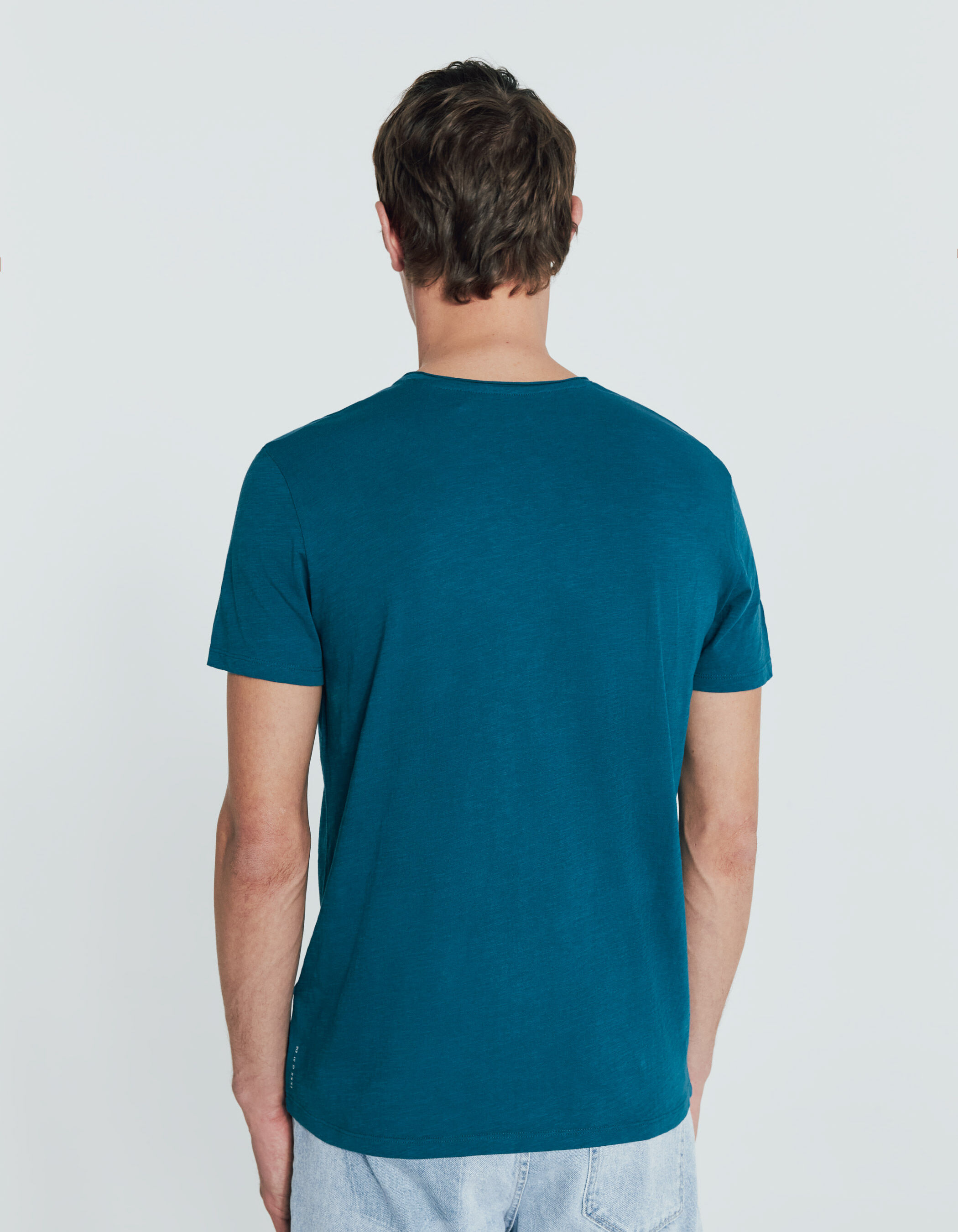 Tee shirt L Essentiel oxyd col V Homme