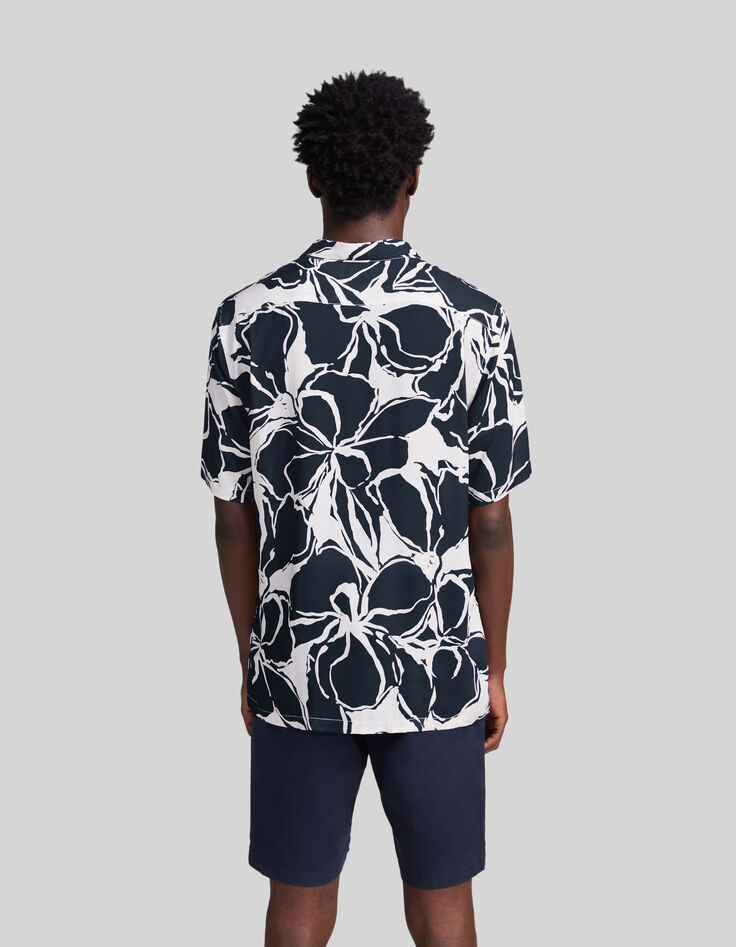 Chemise REGULAR ardoise LENZING&trade; ECOVERO&trade; fleurs Homme-2