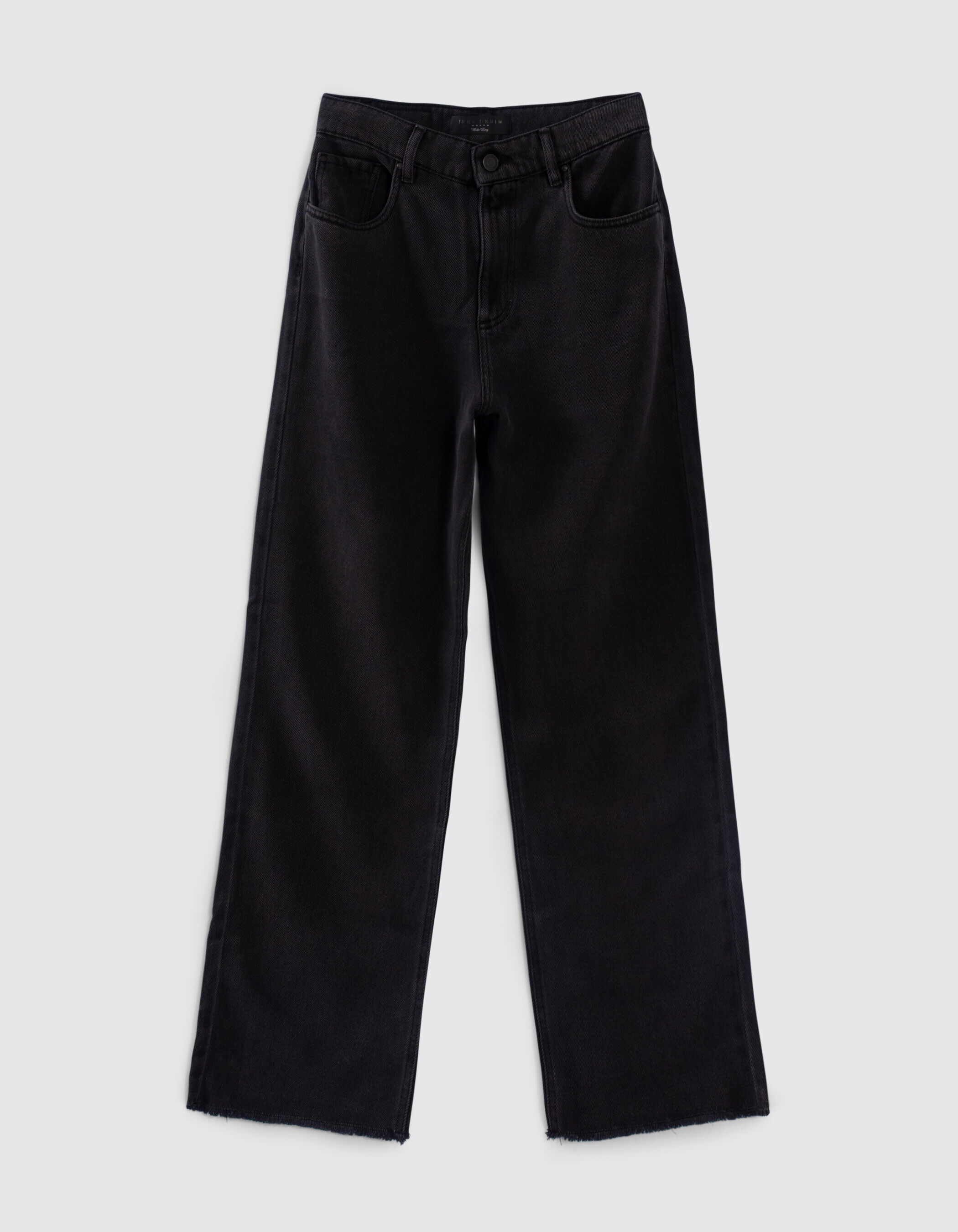 Jean noir top gris femme