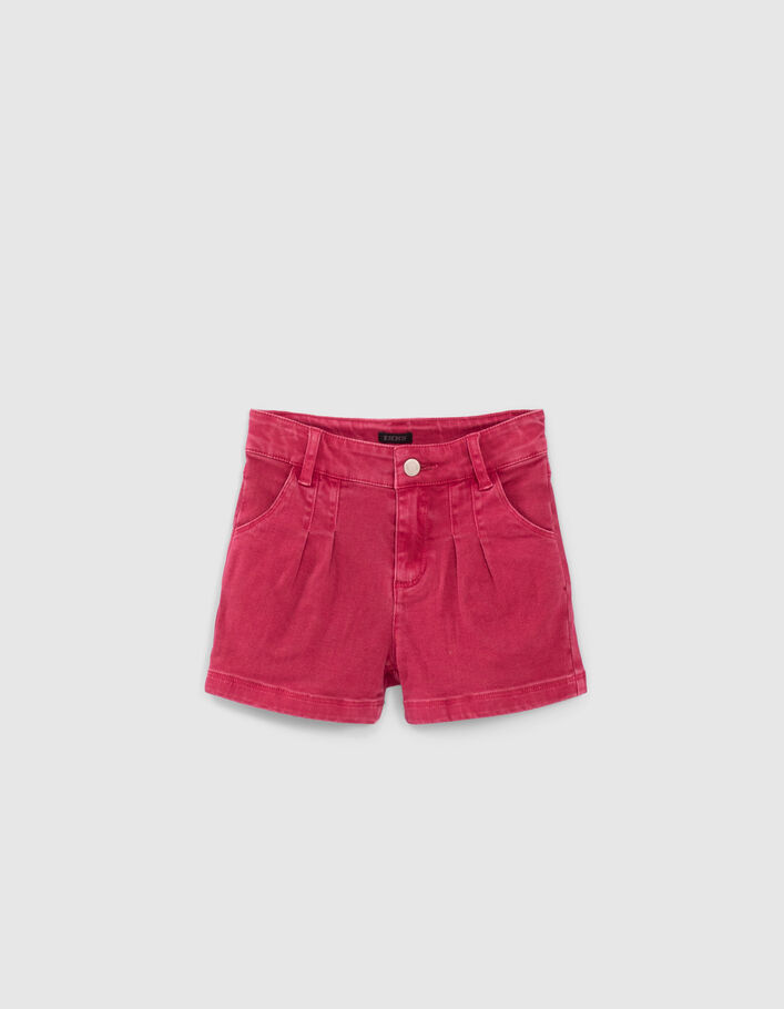 Fuchsia Mädchenjeansshorts - IKKS