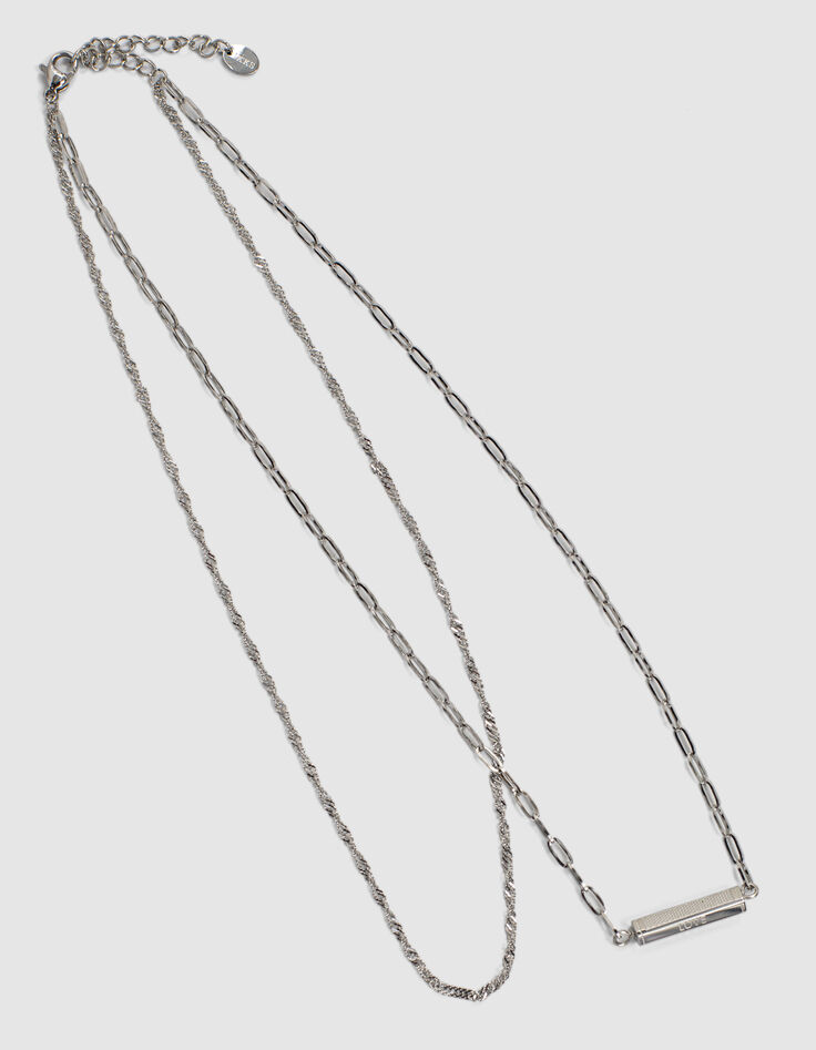 Doppelte Damenhalskette mit Talisman-Anh&auml;nger IKKS-4