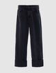 Antraciete maxi boyfriend-jeans voor dames-7