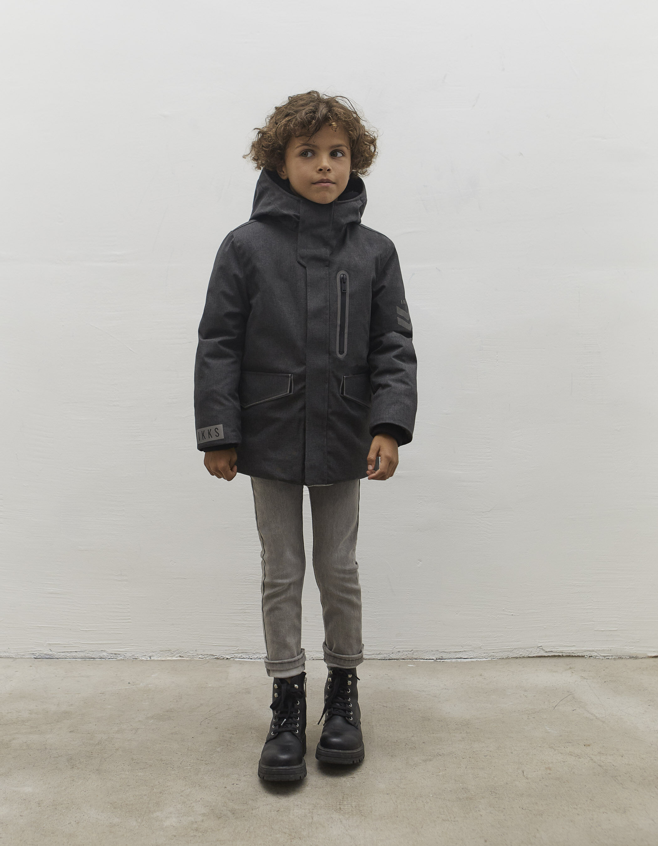 Kids Boys Ikks Clothing Ikks Kids Coats & Jackets Ikks Kids Coats Ikks Kids Coat IKKS 3-4 years black Coats Ikks Kids 