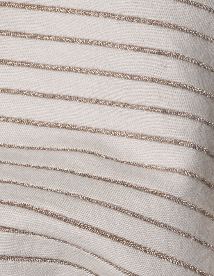 Ecru matrozenshirt gouden strepen meisjes-10 Ecru matrozenshirt gouden strepen meisjes-10