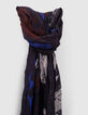 Fular azul marino pop art Hombre-3