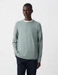 Pull horizon tricot flammé bords roulottés Homme-2