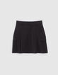 Jupe courte noire esprit battle Femme-6