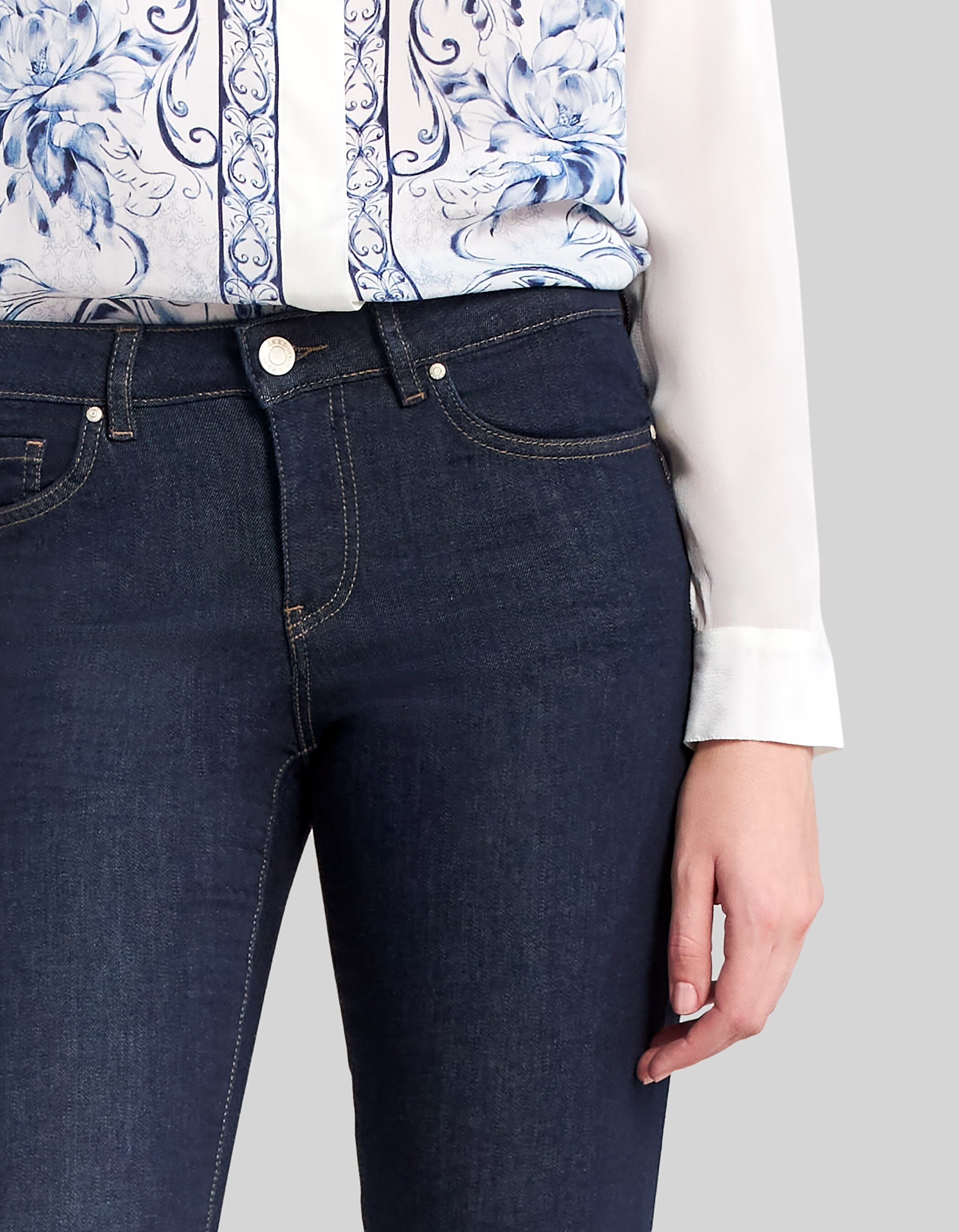 Women s blue slim jeans IKKS