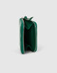 Cartera 1440 mini Compagnon cuero verde mujer-3