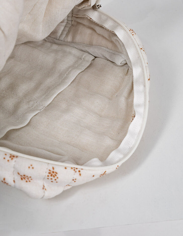 Trousse de toilette miel gaze coton bio GABRIELLE PARIS-5 Trousse de toilette miel gaze coton bio GABRIELLE PARIS-5