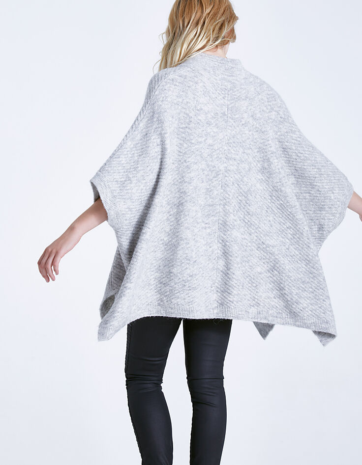 Poncho punto tricot-3