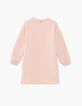 Vestido-sudadera rosa empolvado Tokyo cremallera laterales-5