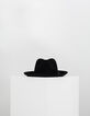 Chapeau fédora noir Homme-1
