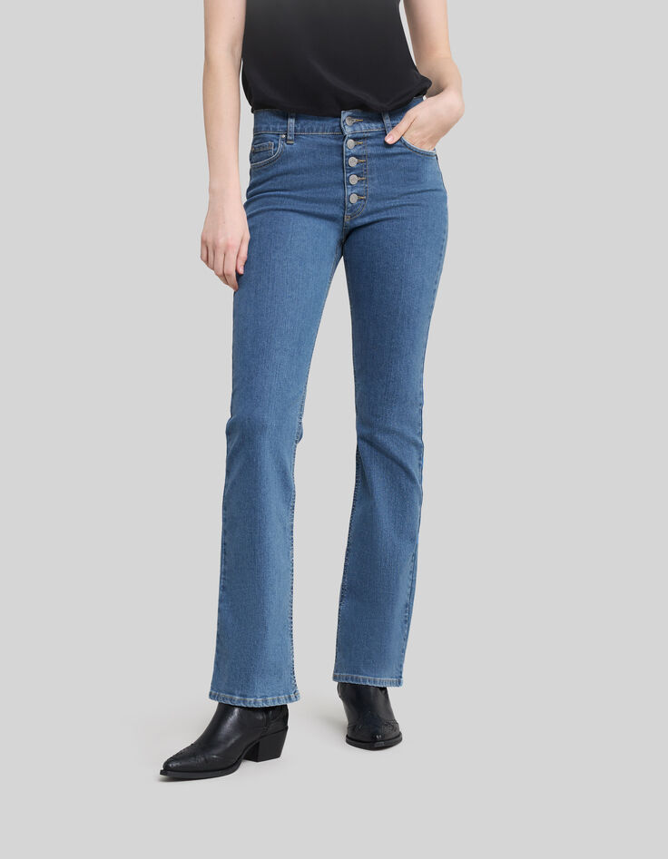 Jean flare summer blue waterless Femme-2 Jean flare summer blue waterless Femme-2