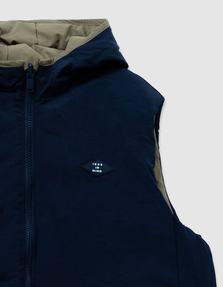 Parka 3-en-1 marine doudoune réversible garçon-2 Parka 3-en-1 marine doudoune réversible garçon-2
