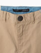 Bermudas camel niño -4