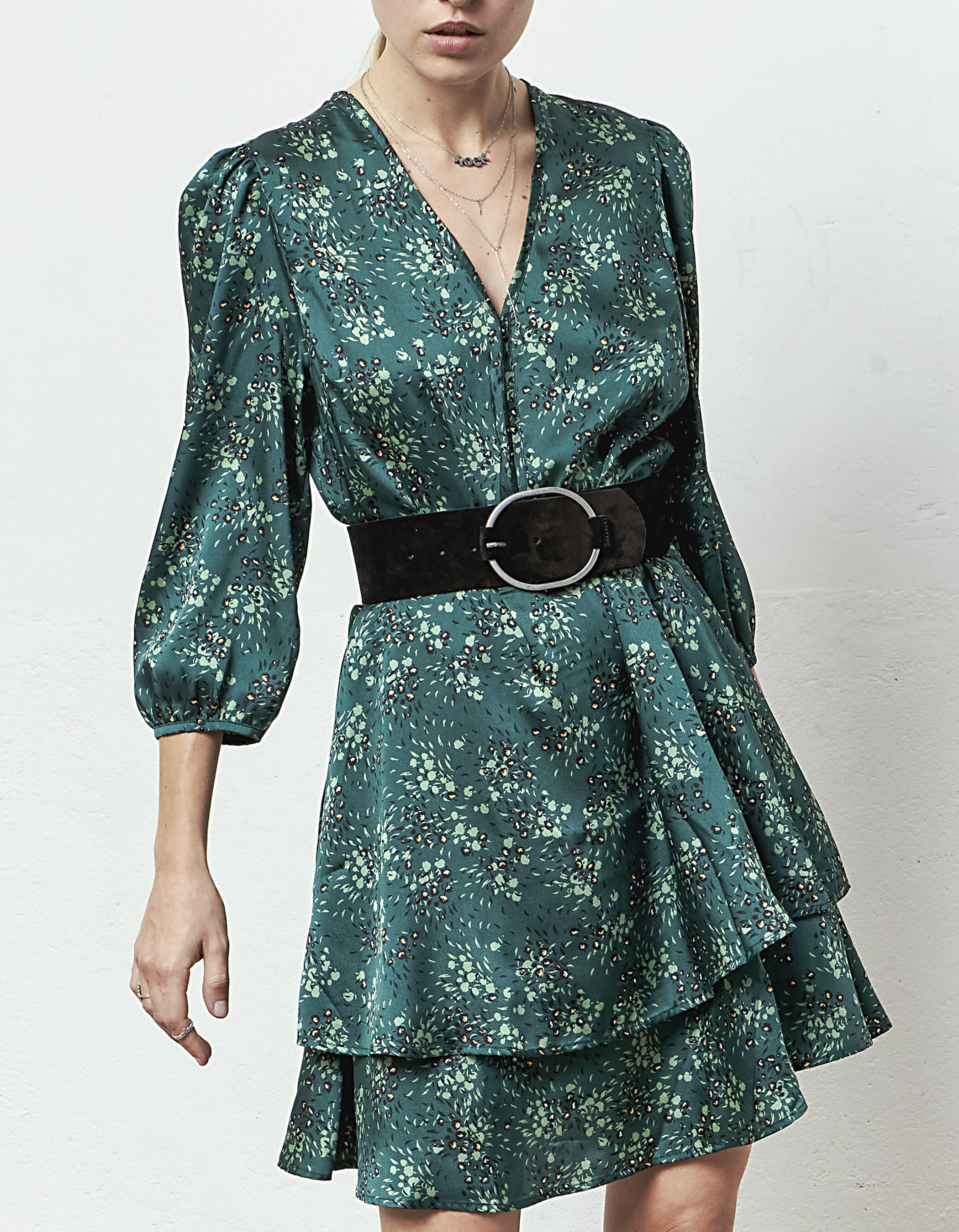 Robe col v manche longue hotsell