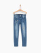 Girls' embroidery skinny jeans-2