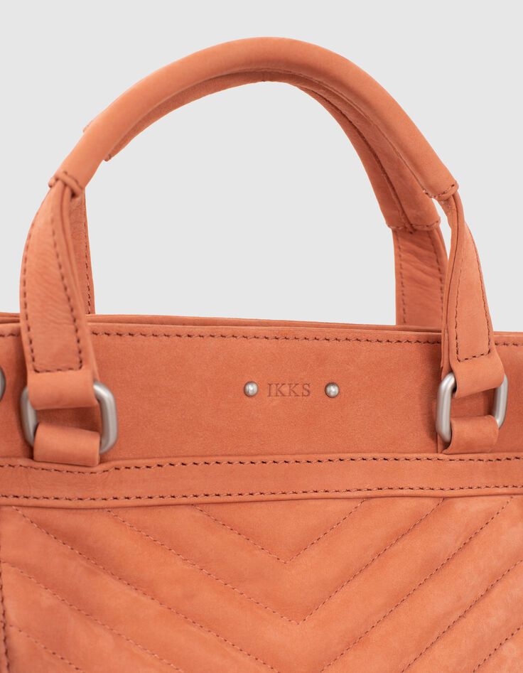 Shopper 1440 MEDIUM PASTEL terracotta kleur dames-4