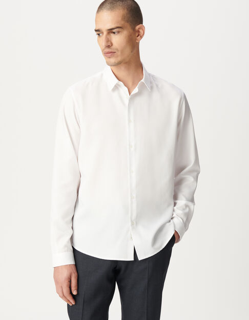 Camisa REGULAR blanca tejido 37,5&deg; hombre - IKKS